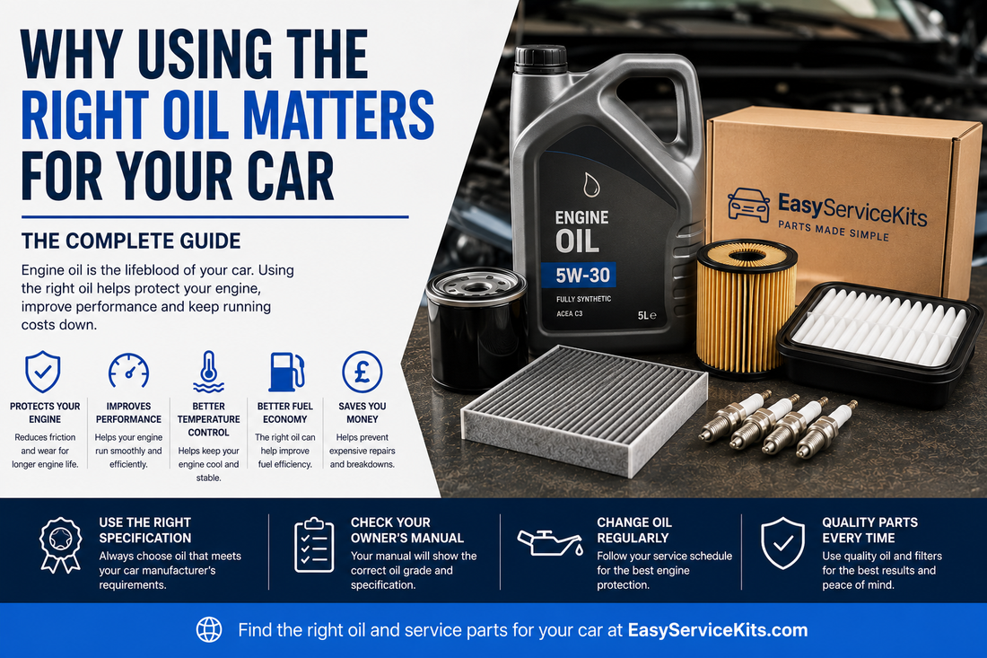 Why Using the Right Oil Matters for Your Car