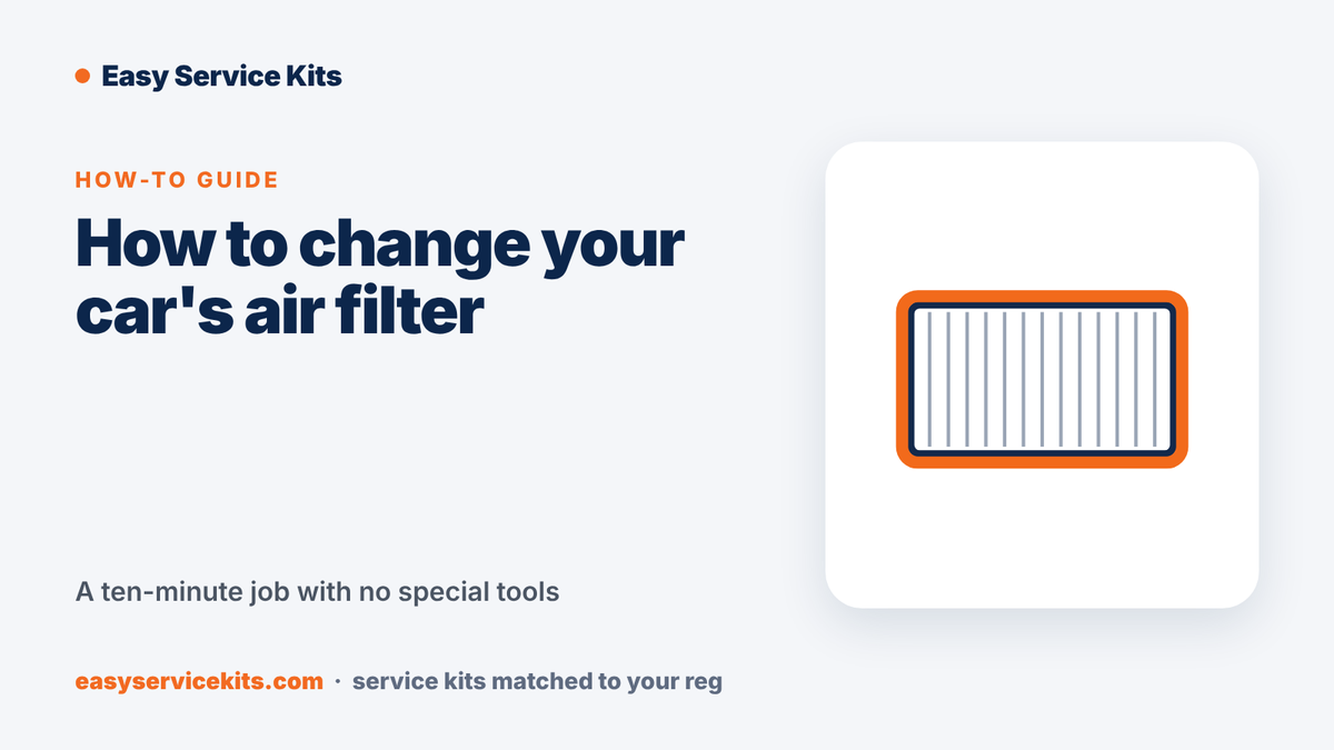 How to Change Your Car's Air Filter in 10 Minutes