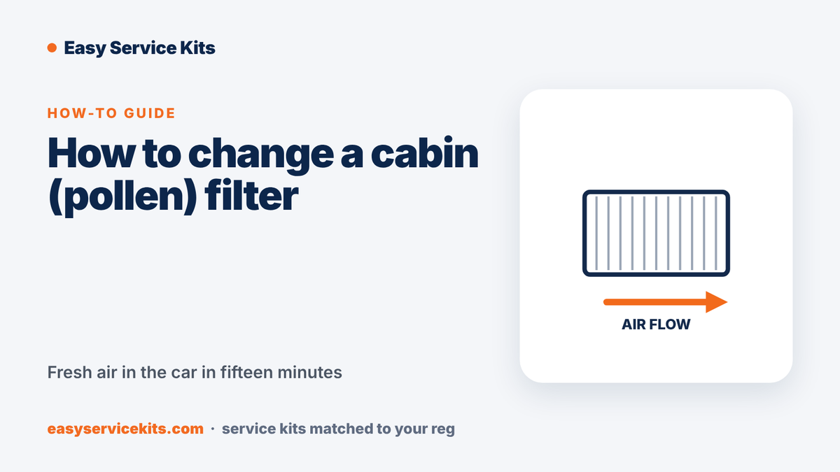 How to Change a Cabin (Pollen) Filter